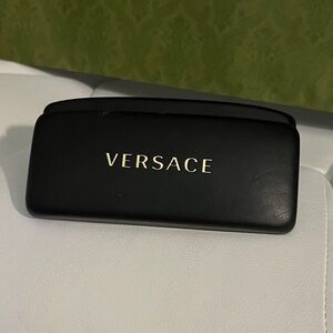 Versace Black Case with Gold Logo